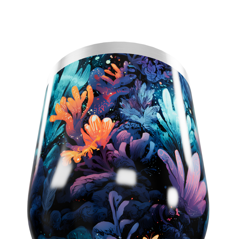 Copo Térmico Slim - Estampa Floral Colorida