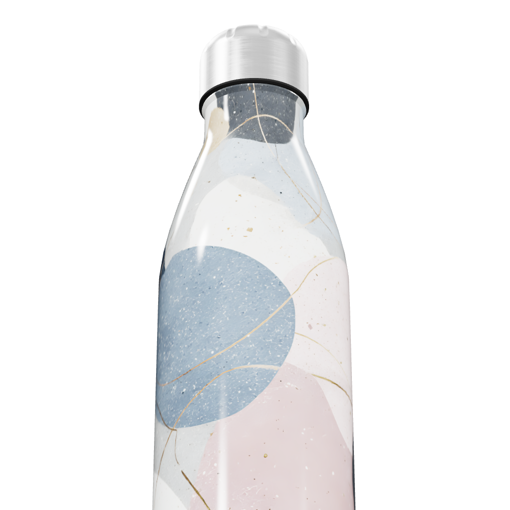 Garrafa Inox Estampada Multicor 500ml