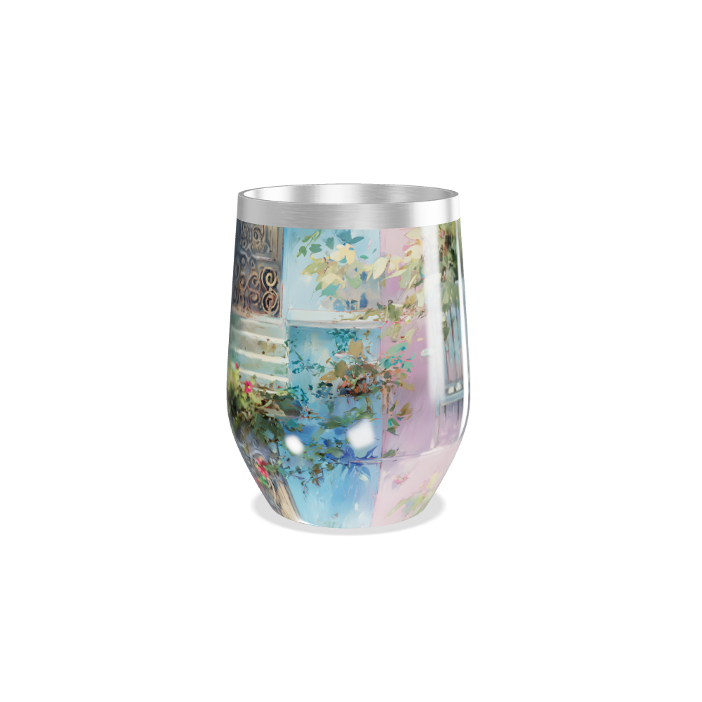 Copo Térmico Slim - Estampa Artística Colorida