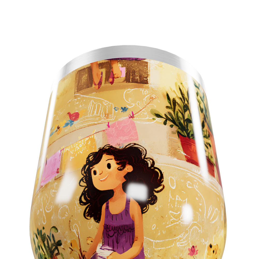 Copo Térmico Slim - Ilustrado Colorido