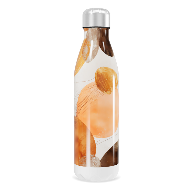 Garrafa Inox - Estampa Abstrata Colorida