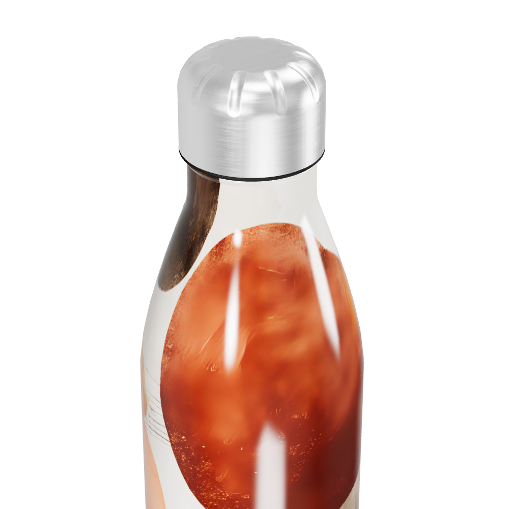 Garrafa Inox - Estampa Abstrata Colorida