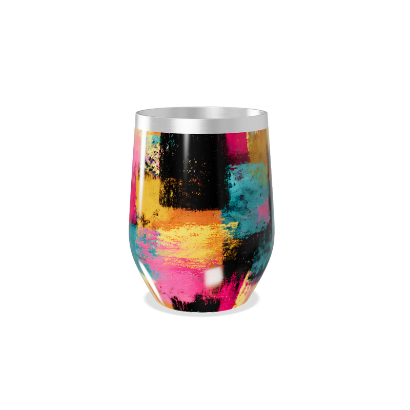 Copo Térmico Slim - Estampa Colorida Aço Inox