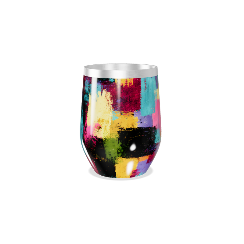 Copo Térmico Slim - Estampa Colorida Aço Inox