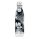 Garrafa Inox - Floral Preto e Branco