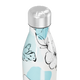 Garrafa Inox - Flores Azul e Branca