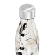 Garrafa Inox - Floral Bege e Preto