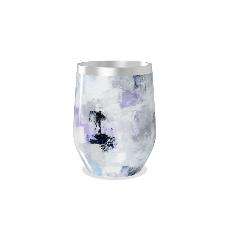 Copo Térmico Slim - Abstrato Multicolorido Inox