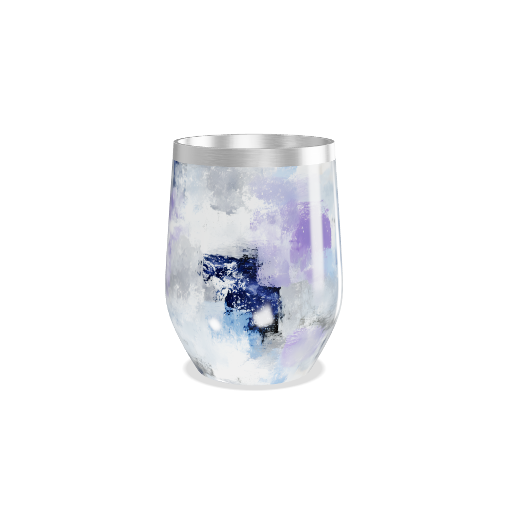 Copo Térmico Slim - Abstrato Multicolorido Inox