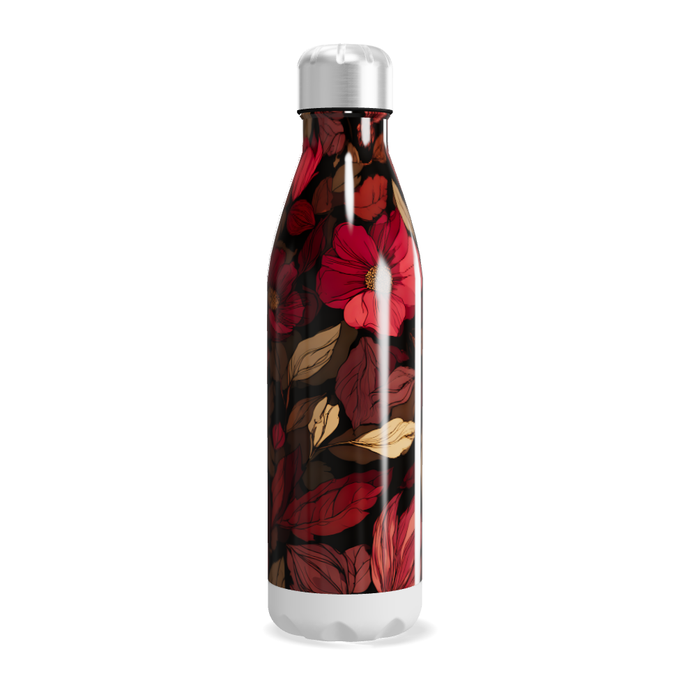 Garrafa Inox Flores Coloridas