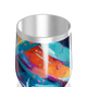 Copo Térmico Slim - Colorido Abstrato Inox