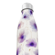 Garrafa Inox - Floral Roxo e Branco