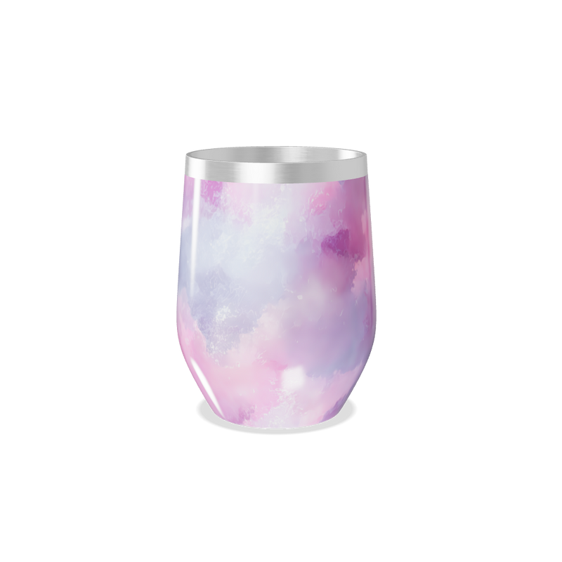 Copo Térmico Slim - Estampa Aquarela Rosa