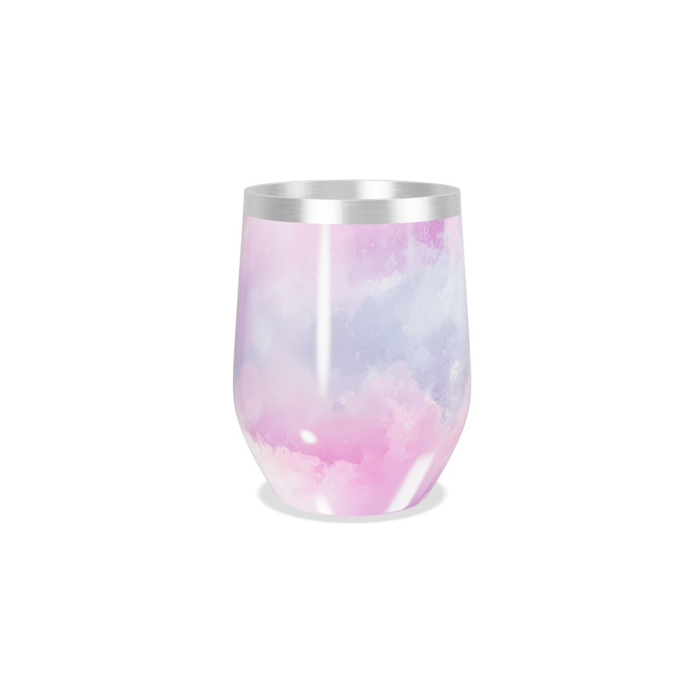 Copo Térmico Slim - Estampa Aquarela Rosa