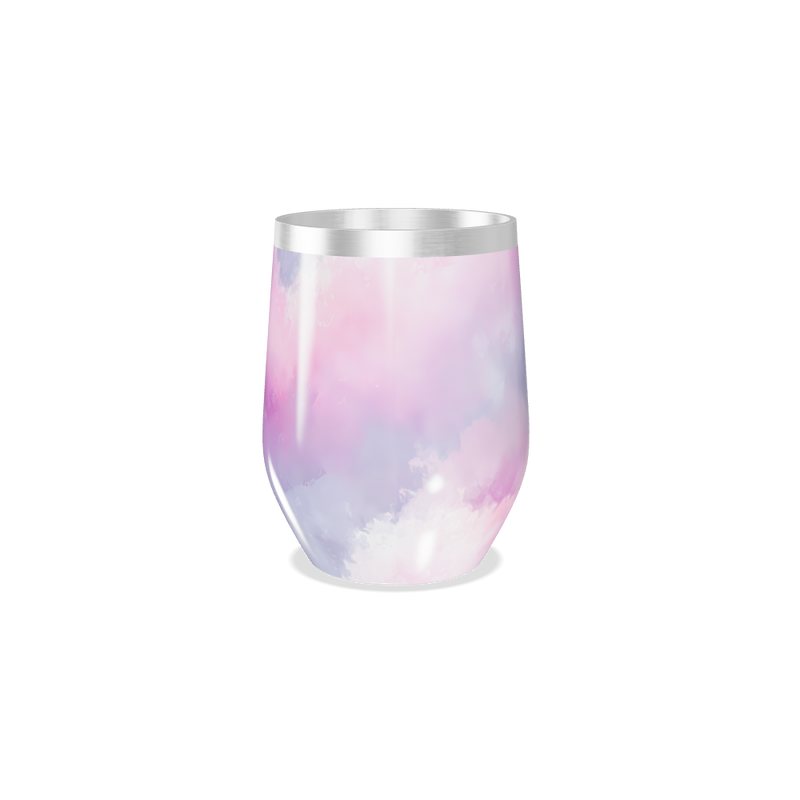 Copo Térmico Slim - Estampa Aquarela Rosa