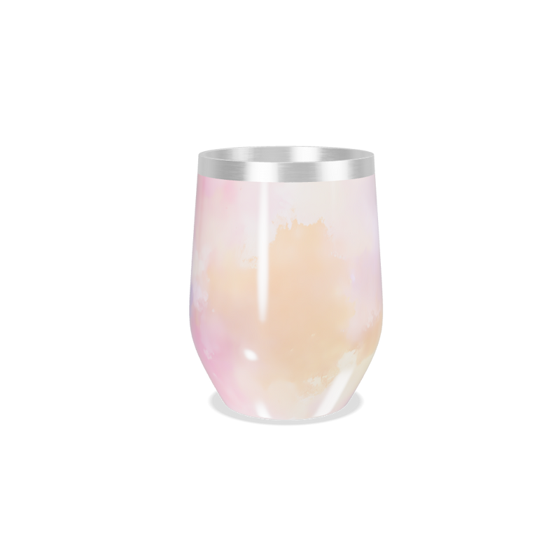 Copo Térmico Slim - Estampa Pastel Aquarela