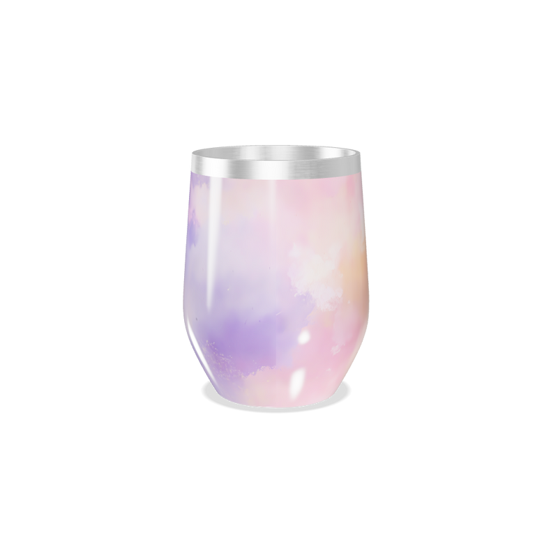 Copo Térmico Slim - Estampa Pastel Aquarela