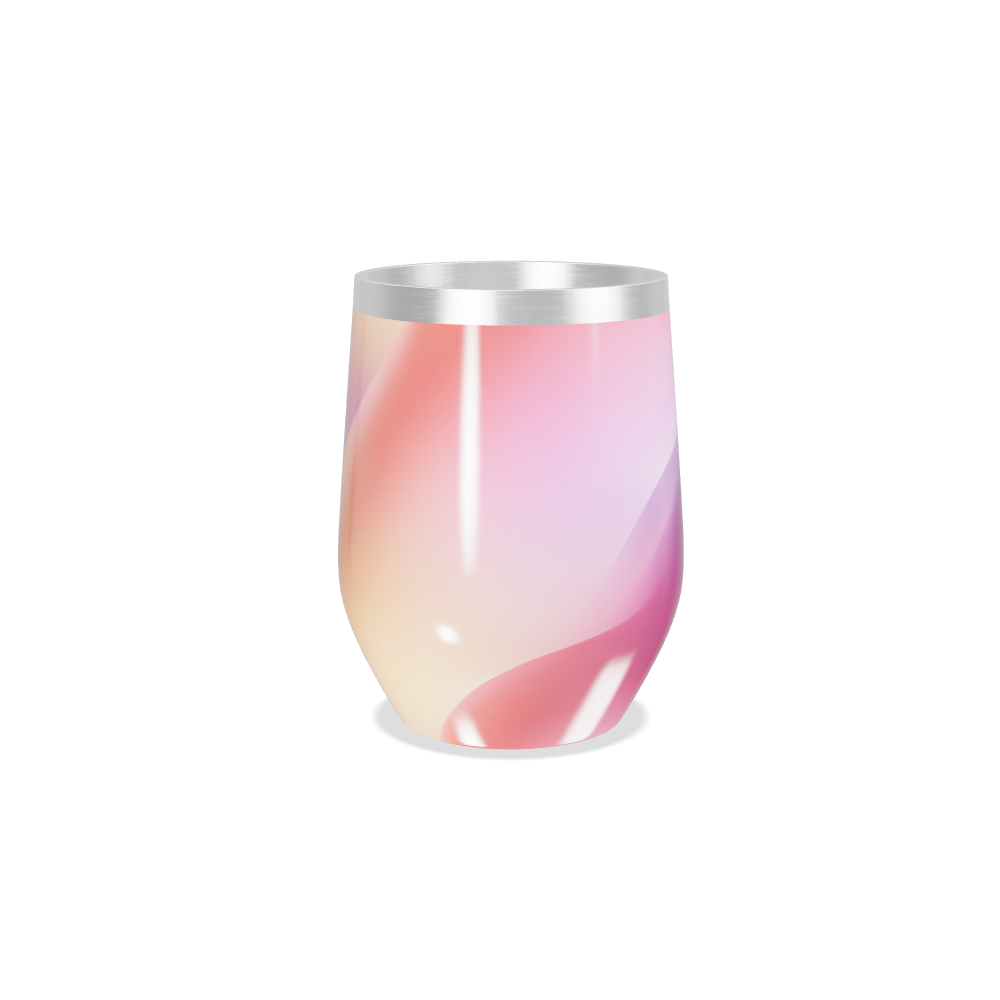 Copo Térmico Slim - Degradê Rosa Inox