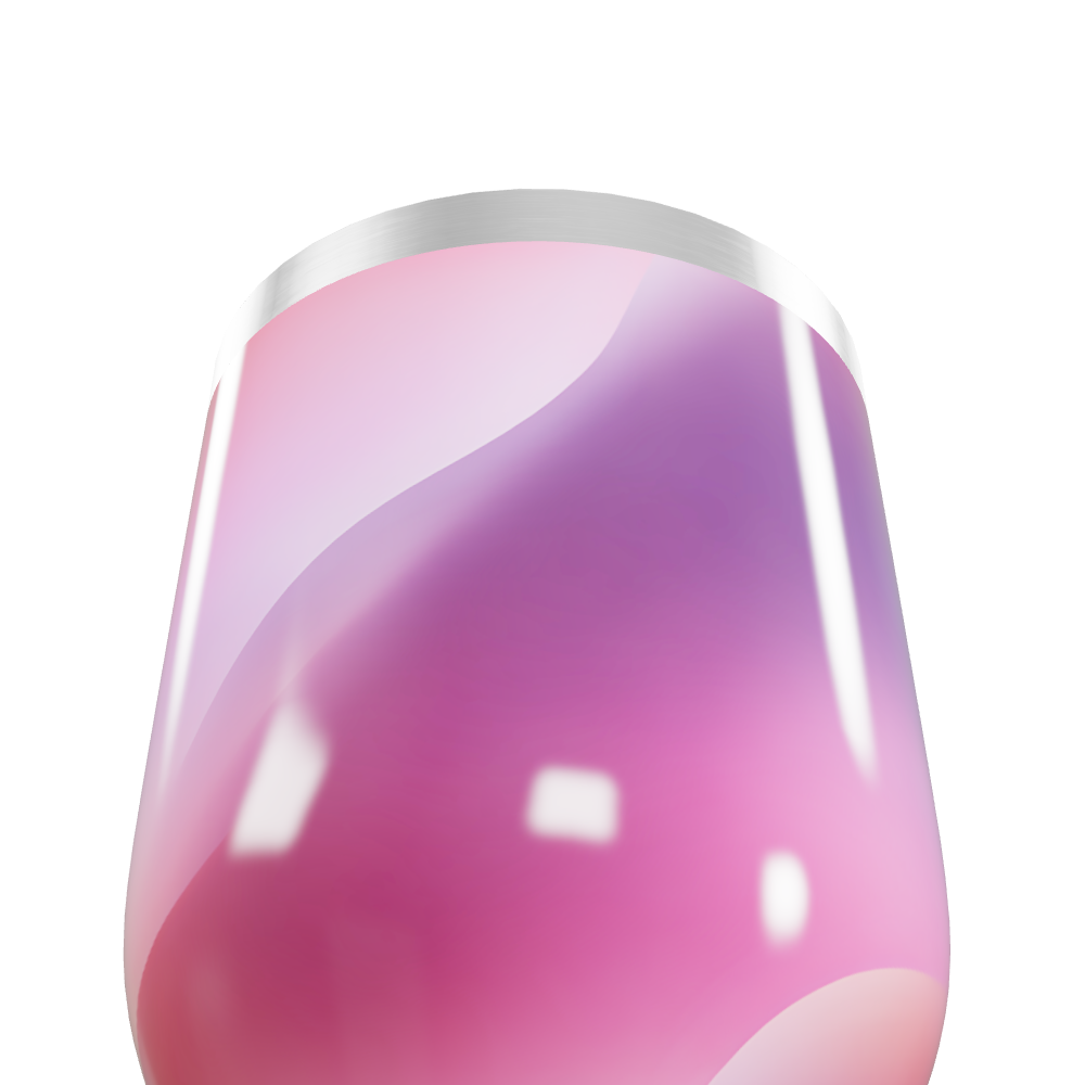 Copo Térmico Slim - Degradê Rosa Inox