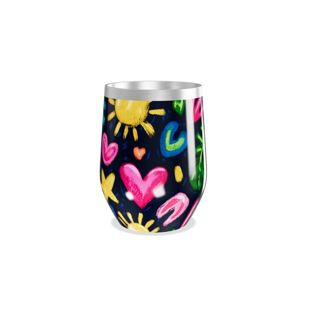 Copo Térmico Slim - Estampado Colorido