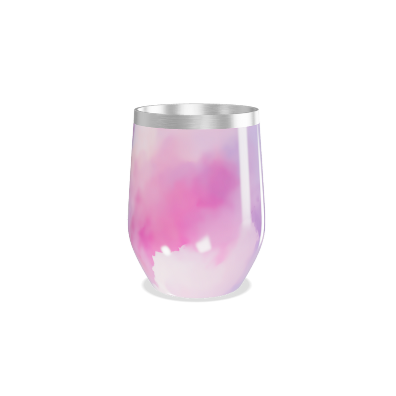 Copo Térmico Slim - Degradê Rosa e Branco