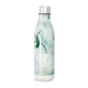 Garrafa Inox - Floral Verde e Branco