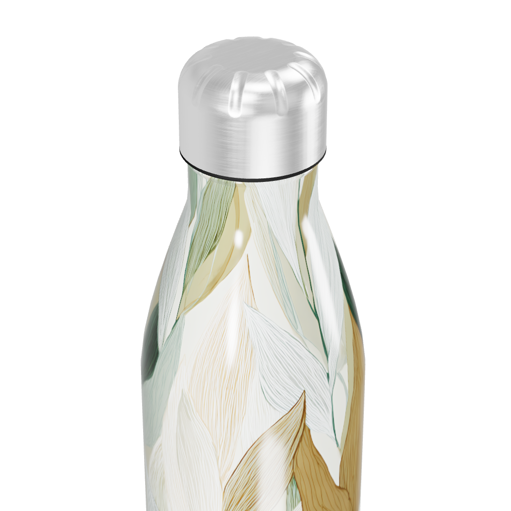Garrafa Inox - Folhas Tropicais