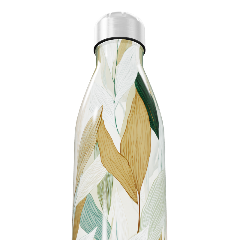 Garrafa Inox - Folhas Tropicais