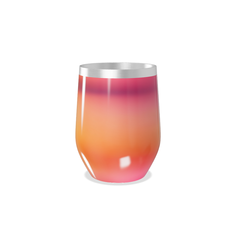 Copo Térmico Slim - Gradiente Laranja Rosa