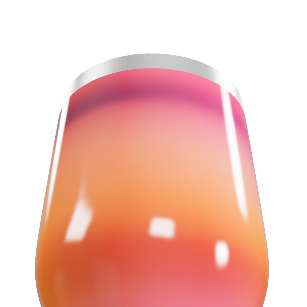 Copo Térmico Slim - Gradiente Laranja Rosa