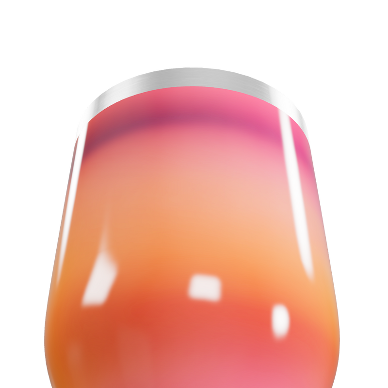 Copo Térmico Slim - Gradiente Laranja Rosa