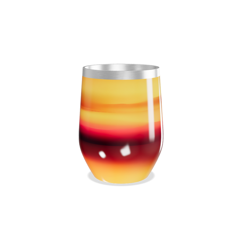 Copo Térmico Slim - Gradiente Laranja Inox