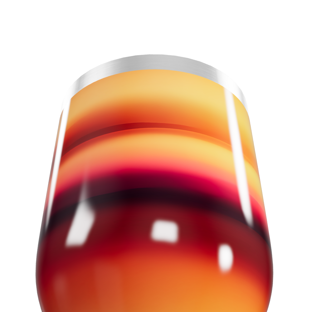 Copo Térmico Slim - Gradiente Laranja Inox