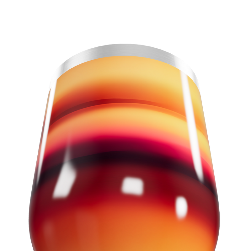 Copo Térmico Slim - Gradiente Laranja Inox