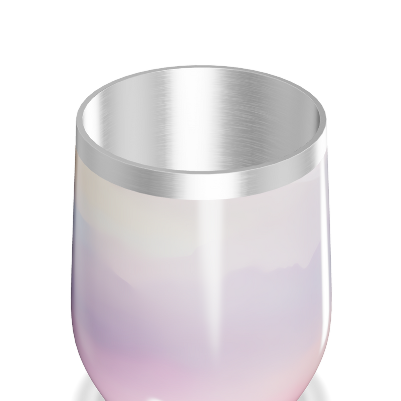 Copo Térmico Slim - Degradê Rosa Aço Inox