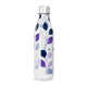 Garrafa Inox - Folhas Azul e Roxo