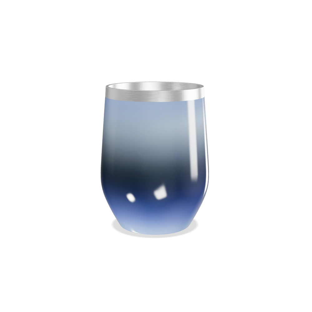 Copo Térmico Slim - Gradiente Azul Inox