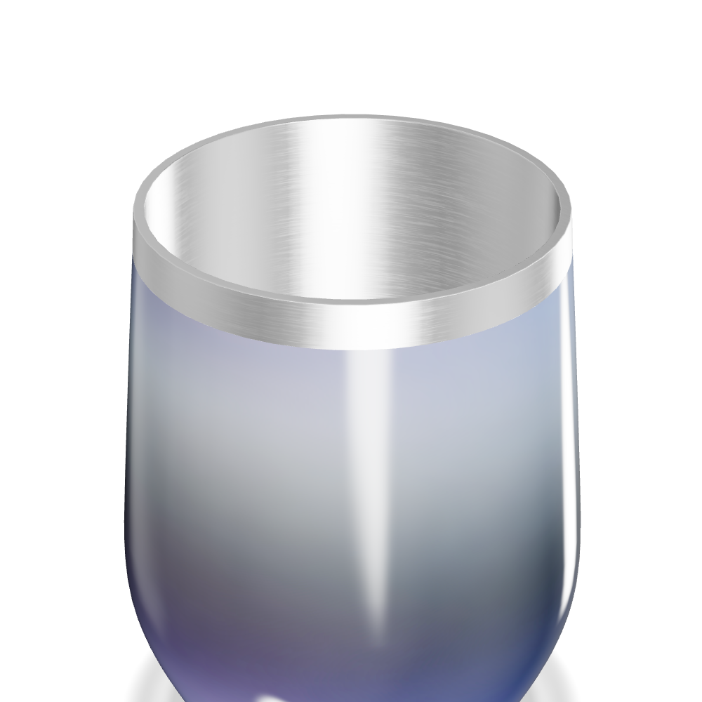 Copo Térmico Slim - Gradiente Azul Inox