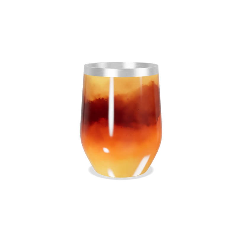 Copo Térmico Slim - Estampa Gradiente Laranja