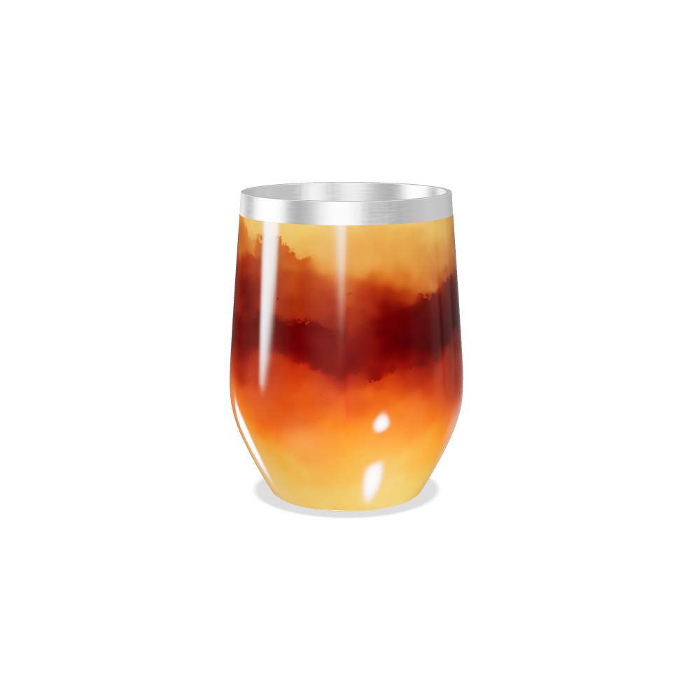 Copo Térmico Slim - Estampa Gradiente Laranja