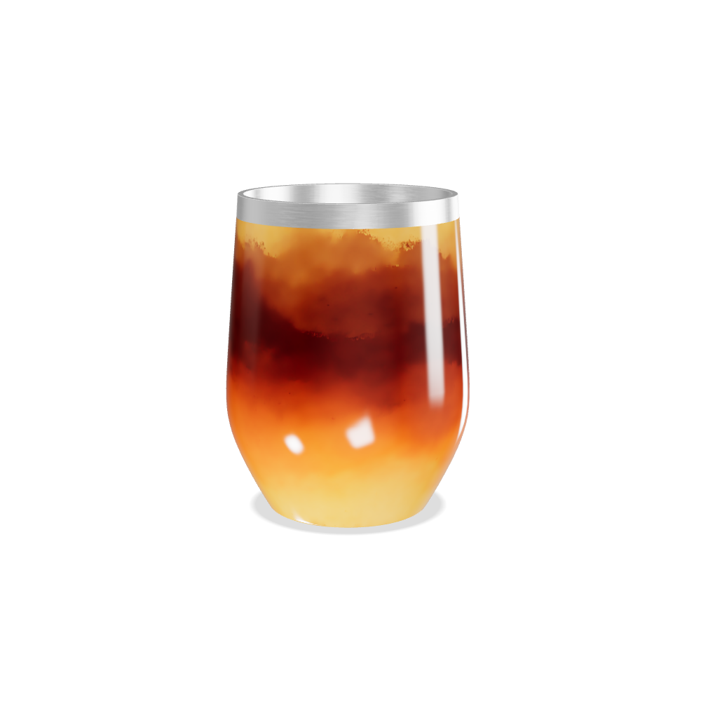 Copo Térmico Slim - Estampa Gradiente Laranja