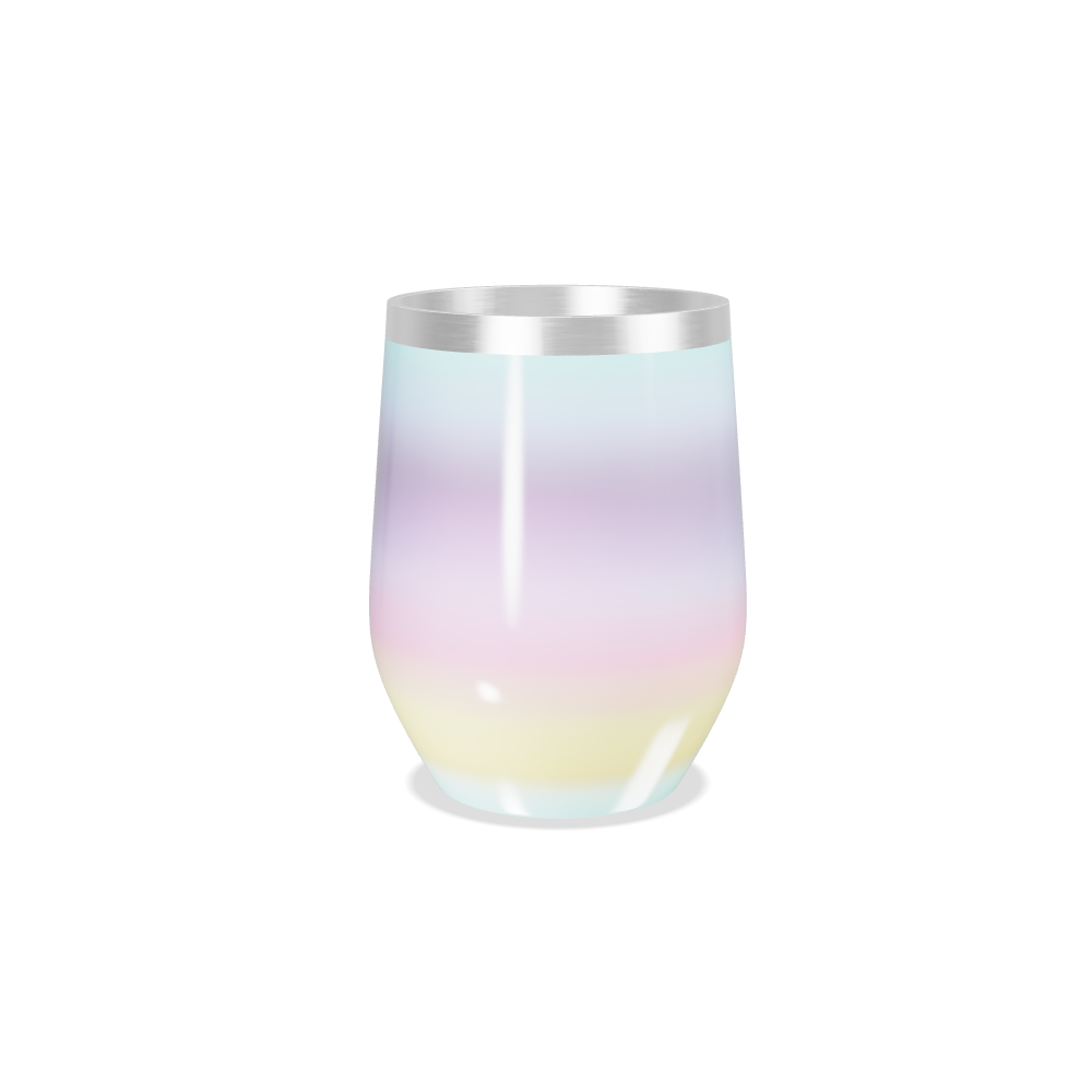 Copo Térmico Slim - Degradê Multicor Inox