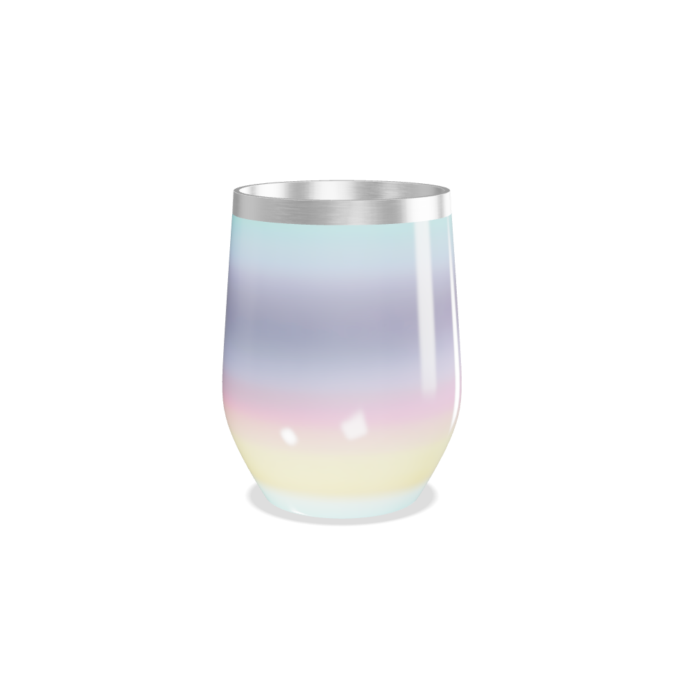 Copo Térmico Slim - Degradê Multicor Inox