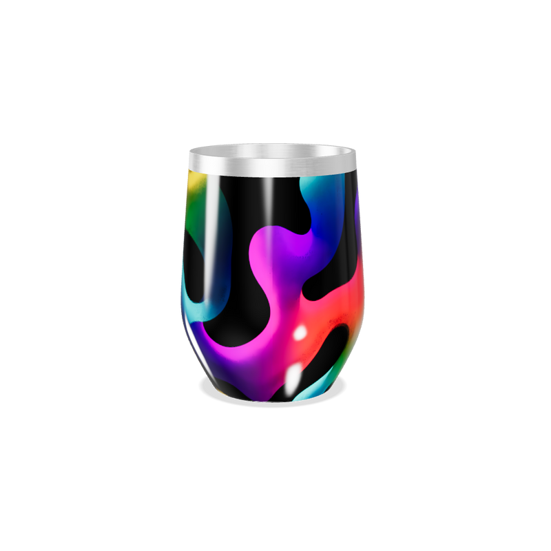 Copo Térmico Slim - Estampa Colorida Aço Inox