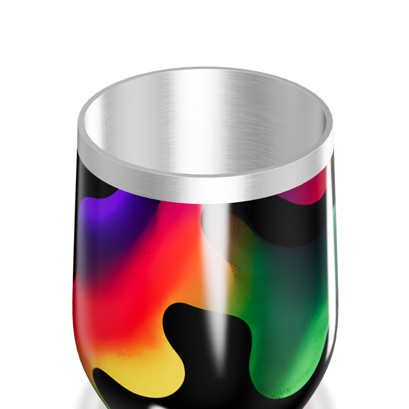 Copo Térmico Slim - Estampa Colorida Aço Inox