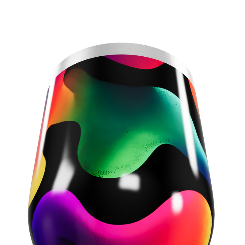 Copo Térmico Slim - Estampa Colorida Aço Inox