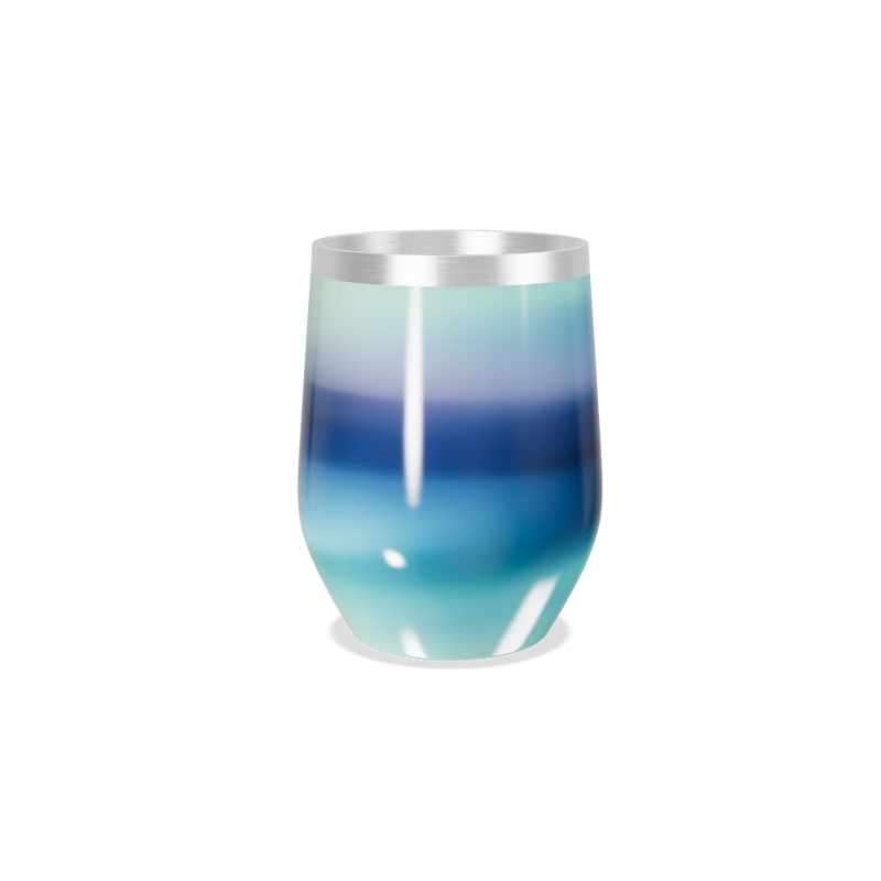 Copo Térmico Slim - Degradê Azul Inox