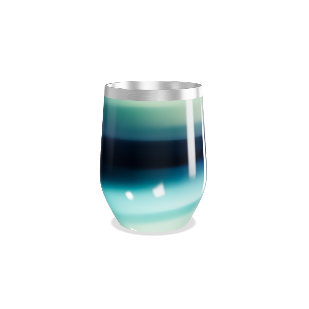 Copo Térmico Slim - Degradê Azul Inox