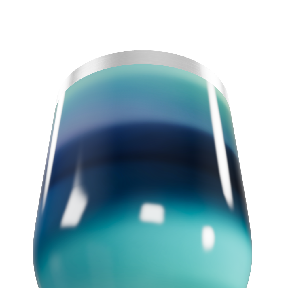 Copo Térmico Slim - Degradê Azul Inox