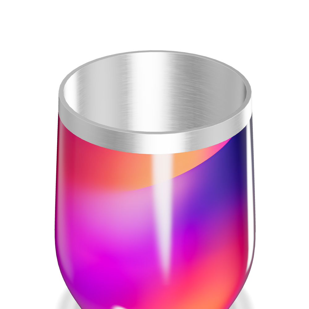 Copo Térmico Slim - Gradiente Colorido Inox